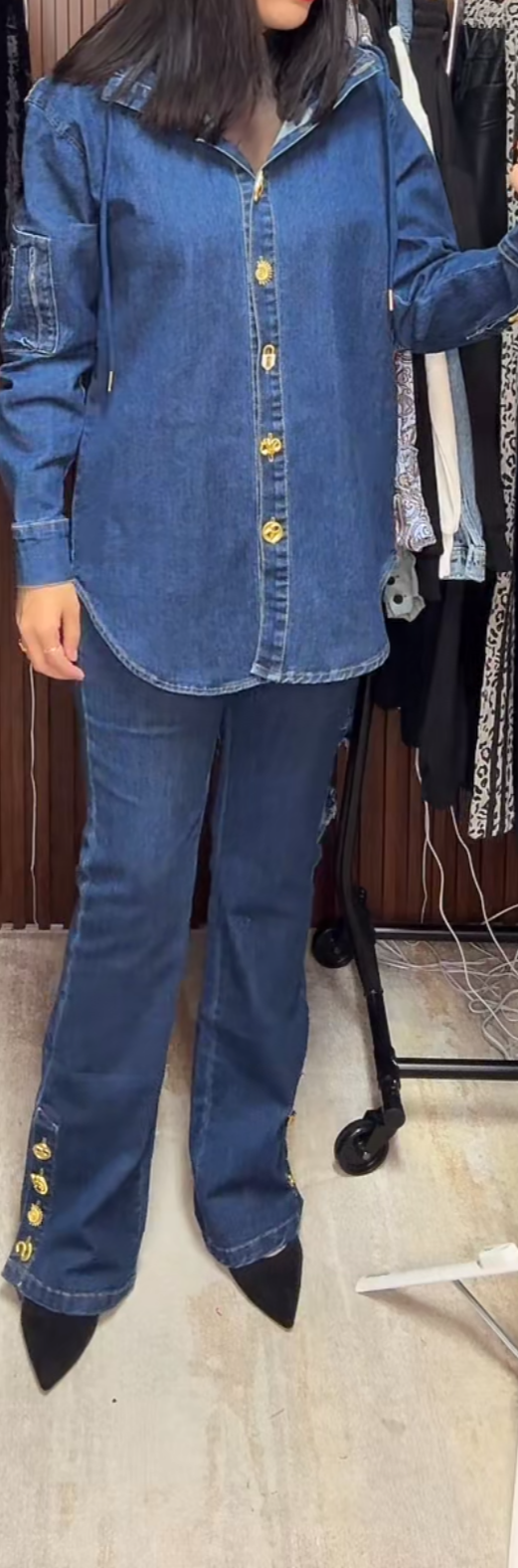 Eye denim set