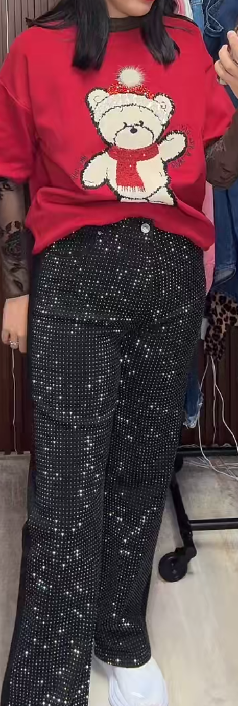 Rhinestone Jean
