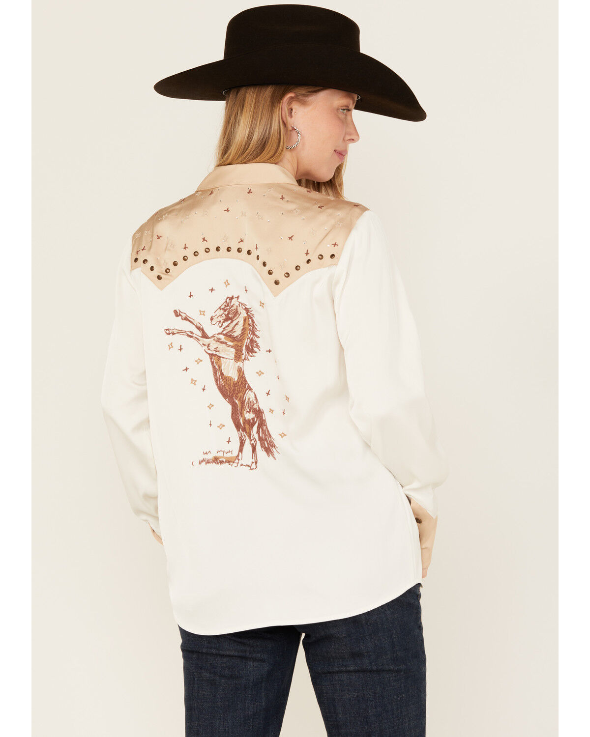 Studded horse blouse