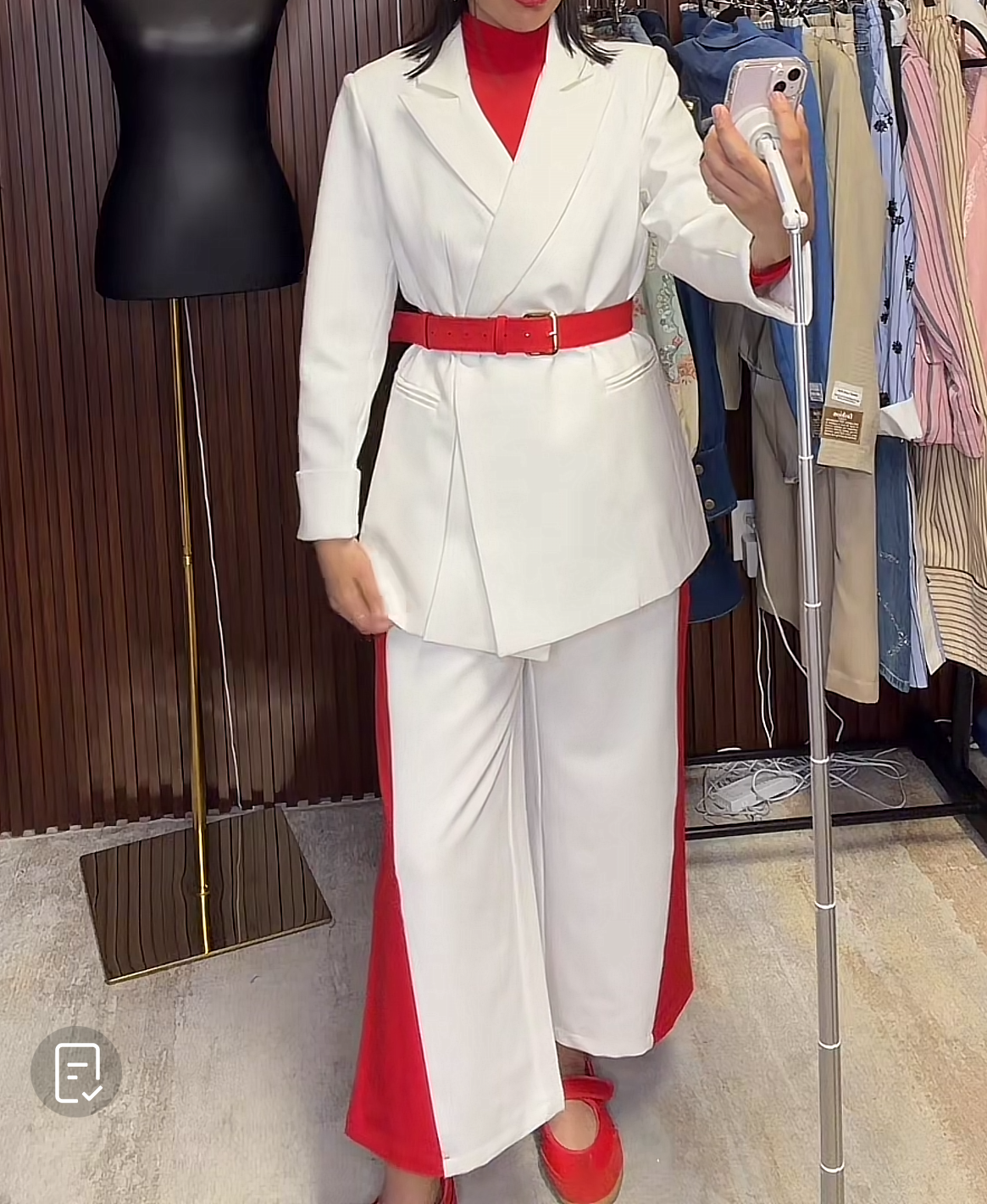 White red set