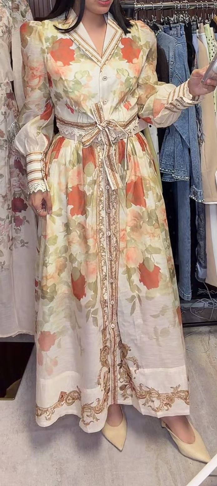 Flower Skirt set
