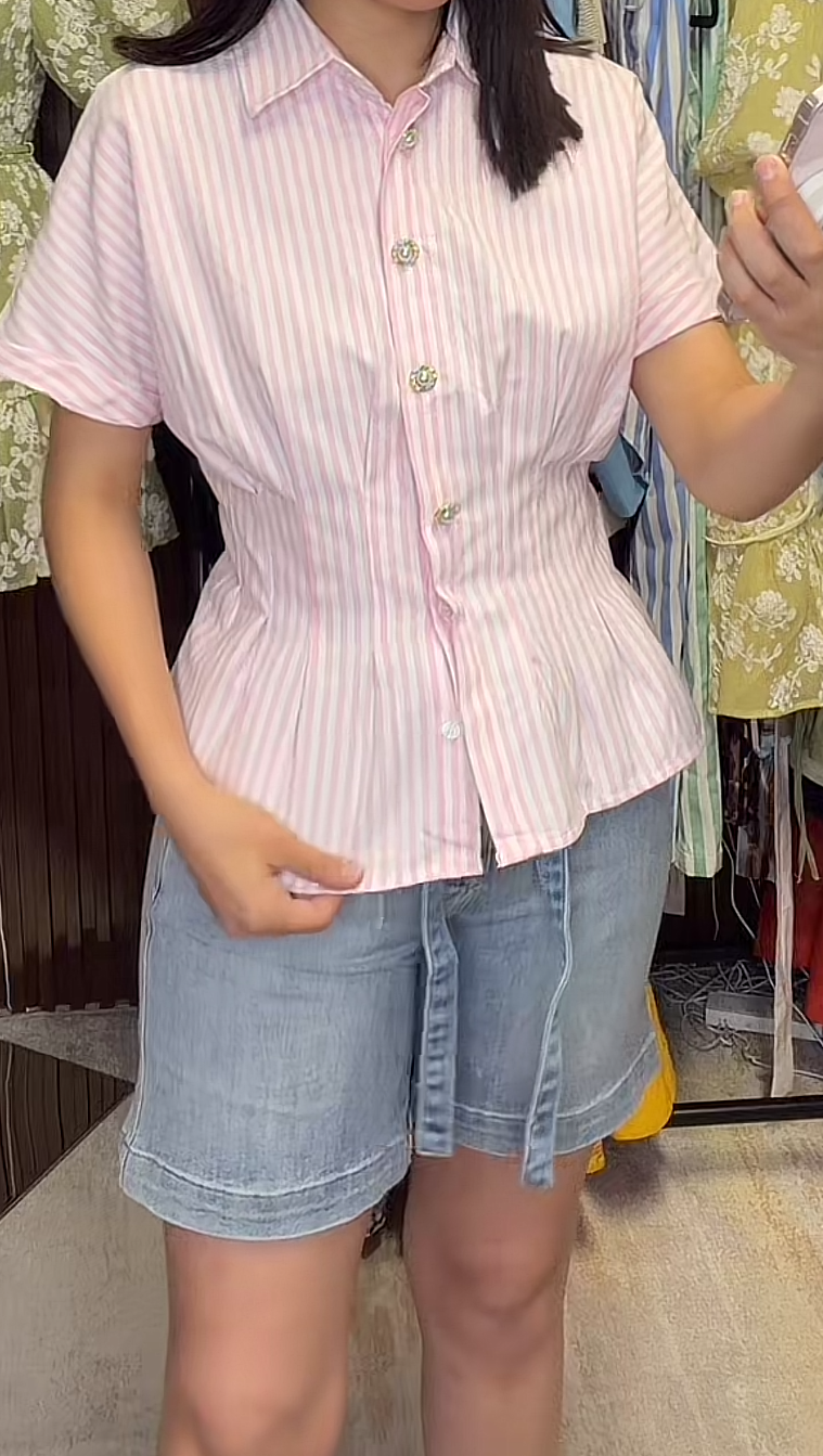 Pink blouse