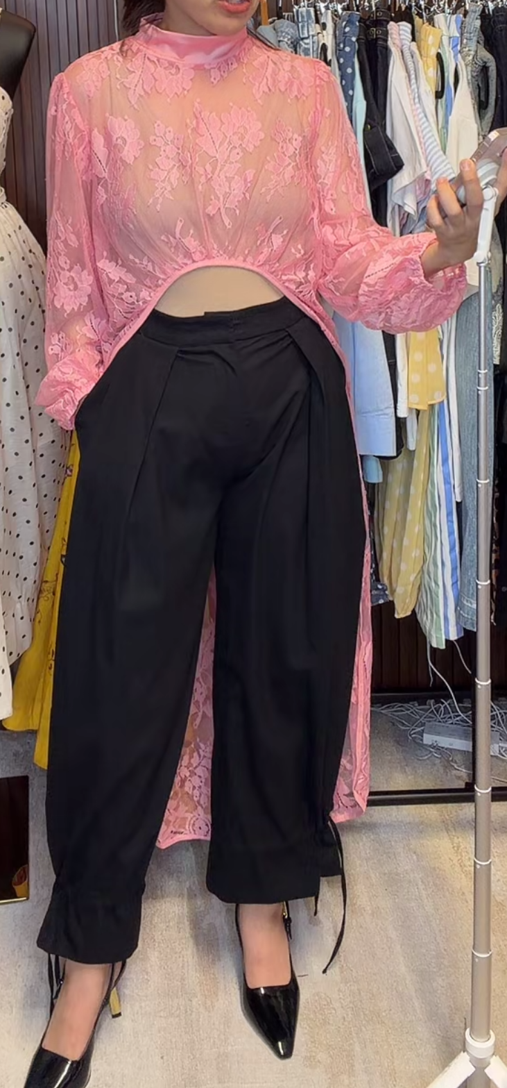 Pink mesh