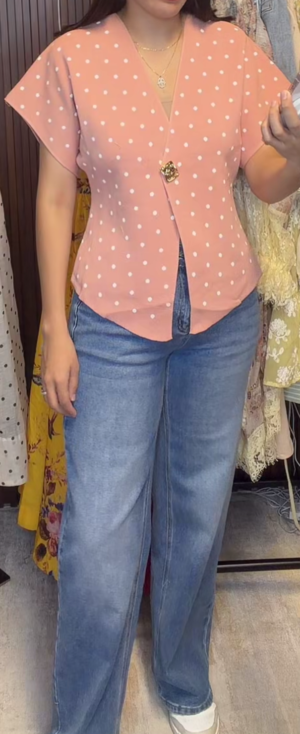 Pink blouse