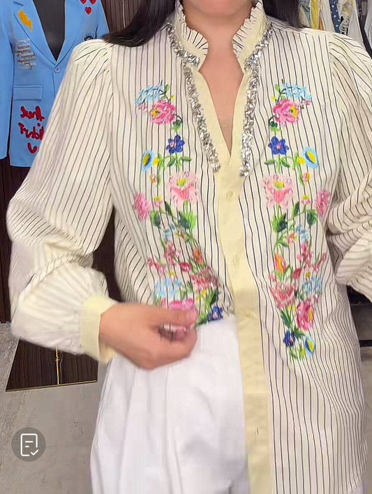 Rhinestone blouse