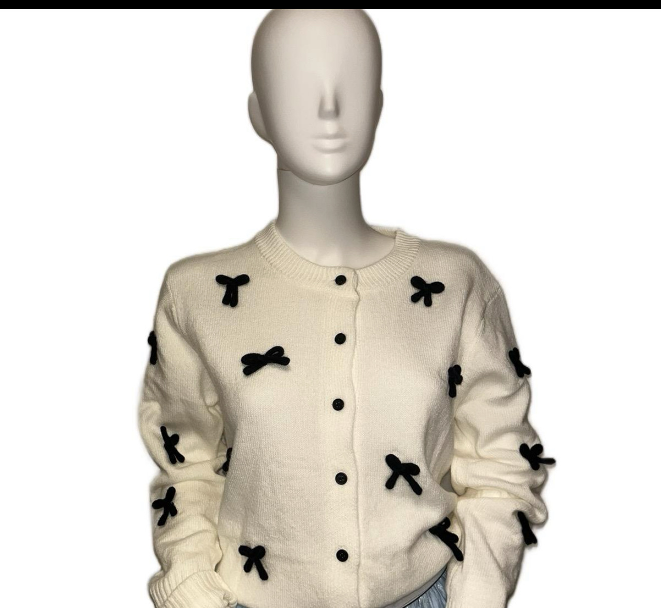 Bow cardigan